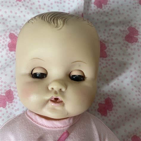 VTG Effanbee 10 Nude Baby Drink And Wet Doll Posable Limbs Open And Closes Eyes EBay