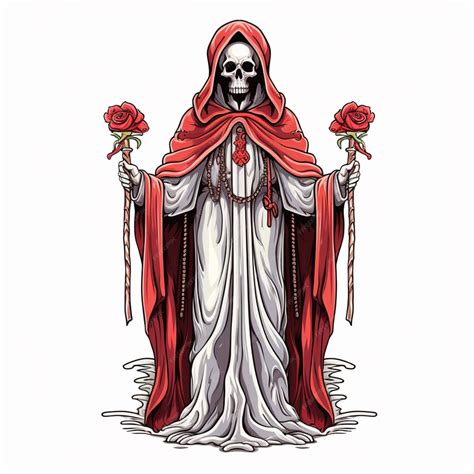 la santa muerte drawing 3