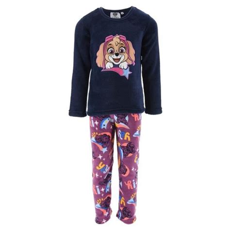 Ensemble De Pyjama Fille Polaire La Pat Patrouille FM 4 PYJ