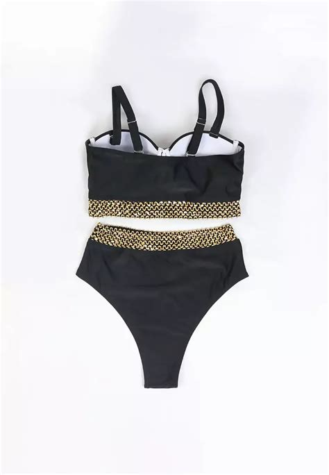 ZITIQUE European Style Bikini Set Black 2025 Buy ZITIQUE Online ZALORA Hong Kong