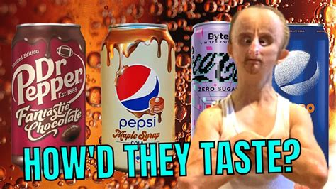 New Soda Taste Test Compilation Youtube