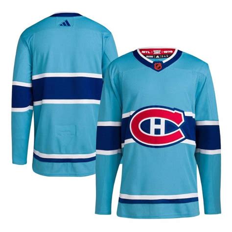 Montreal Canadiens Unisex 2023 Custom Jersey - Light Blue