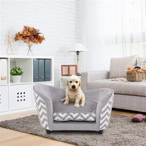 Large Dog Bed Wooden Frame Comfort Elevated Pet