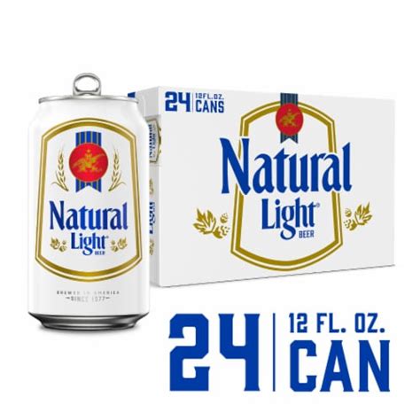 Natural Light Lager Beer Cans, 24 can / 12 fl. oz - QFC