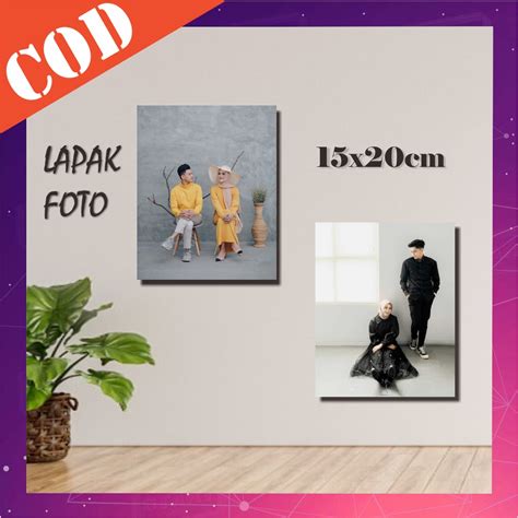 Jual CETAK FOTO UK 6R MEDIA PAPAN MDF 15 X 20 Cm Shopee Indonesia