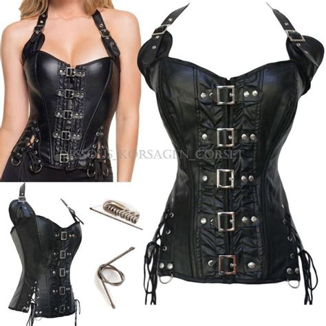 Women Lace Up Boned Shaper Bustier Corset Waist Cincher Burlesque Top Lingerie Ebay