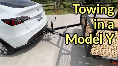 Towing In A Tesla Model Y It S Easy Youtube