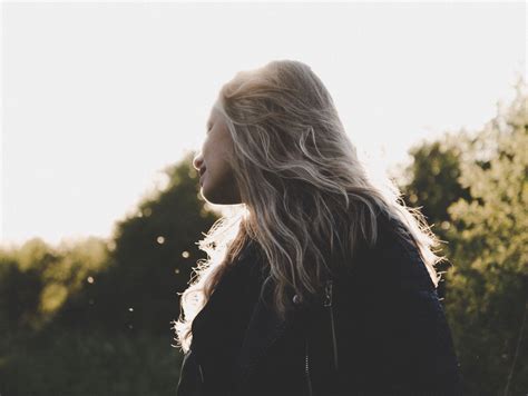 Woman Walking Alone in Park at Lake · Free Stock Photo