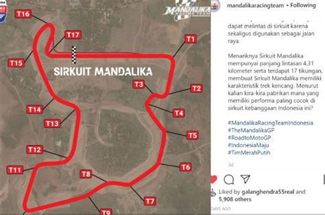 Mandalika Circuit Layout