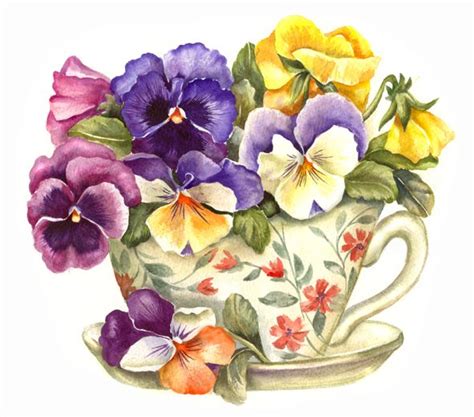 301 Best Our Pansy Tea Party Images On Pinterest Tea Cup Tea Pots