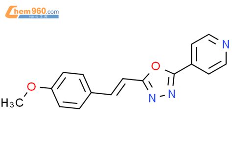 832129 00 7 Pyridine 4 5 1E 2 4 Methoxyphenyl Ethenyl 1 3 4