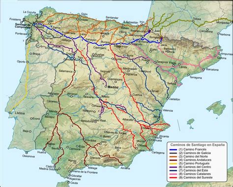 Dissolvenza consonante Orgoglio camino santiago norte mapa giornale ...