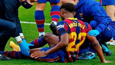 Huge blow for FC Barcelona as Ansu Fati out for four months with knee ...