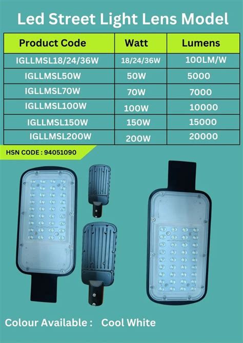 Cool White Isi Led Street Light Eco Aluminium At Rs Piece In