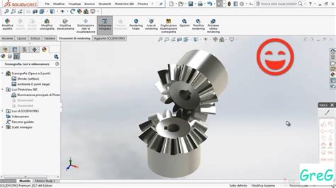 Solidworks Tutorial Ingranamento Ruote Coniche Mating Bevel Gears