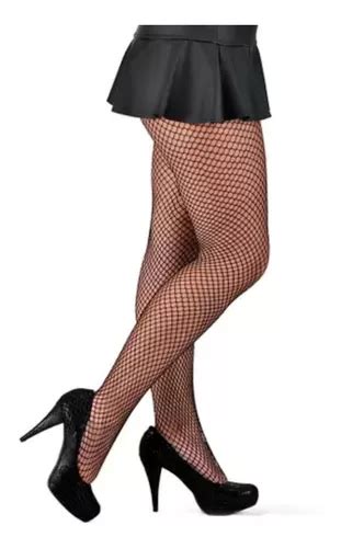 Meia Calça Arrastão Feminina Cós Alto Para Lingerie Atraente MercadoLivre