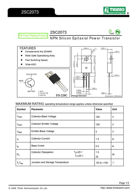 Sc Datasheet Pdf Thinki Semiconductor