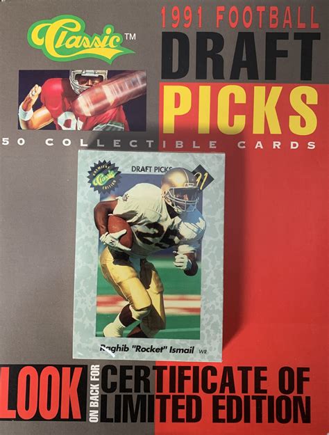 Re Examining 1991 Classic Draft Football Cards WorthPoint