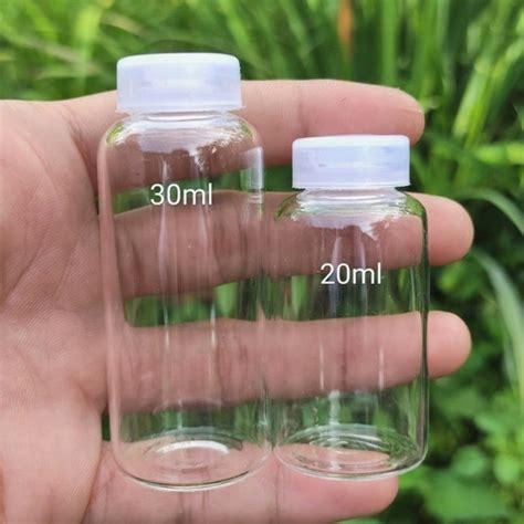 Jual Botol Vial 20 Ml Kaca Tutup Plastik Kota Depok AHONG BOTOL