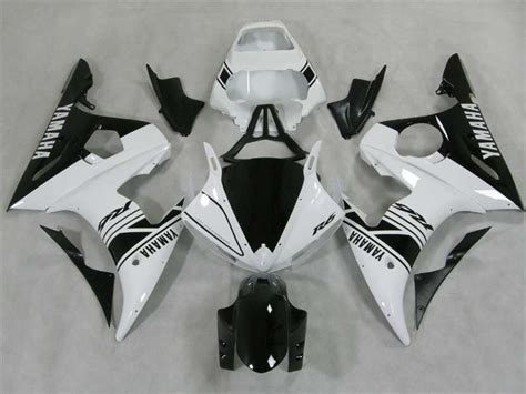 Yamaha 2003-2005 YZF R6 and 2006-2009 R6S Racing White Motorcycle ...