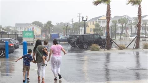 La Tormenta Tropical Debby Toca Tierra Por Segunda Vez Y Se Esperan