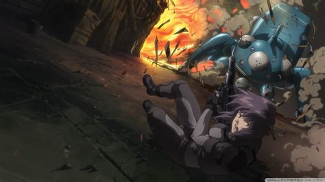 Kusanagi Motoko Tachikoma Ghost In The Shell Anime Girls Anime Hd Wallpaper Rare Gallery