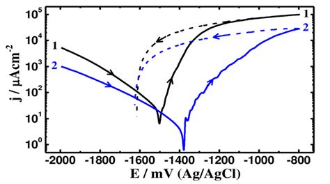 CPP Curves Obtained For Mg Electrode After Its Immersion In Freely