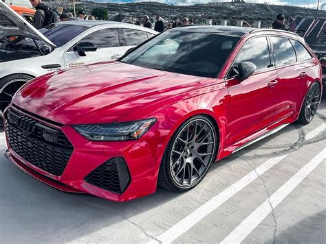 Audi Rs6 C8 Red Bbs Ch R Ii