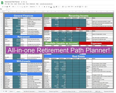 Retirement Planner V2.1 | All-in-one Retirement Financial Planning ...