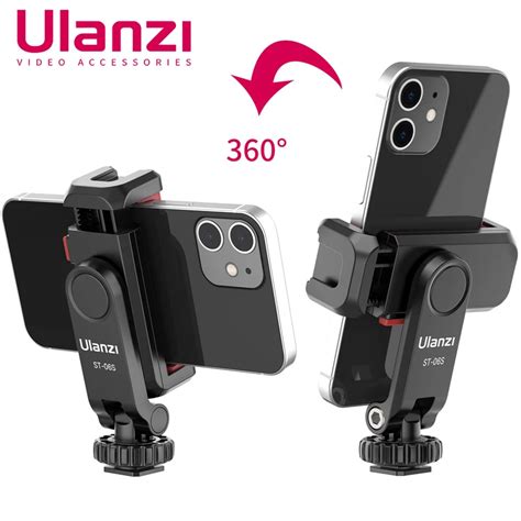 ULANZI 360 Flexible Tel Fono Tr Pode Soporte Abrazadera Con Zapata Fr A