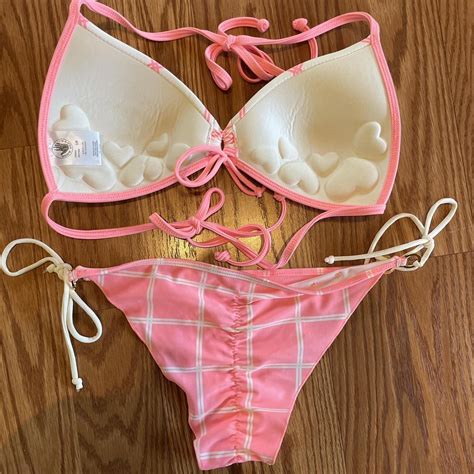 Body Glove Bikini Super Cute Vintage Pink And Depop