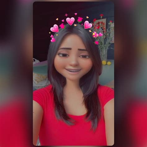 Lovely Cartoon Lens By Snapchat Snapchat Lenses And Filters