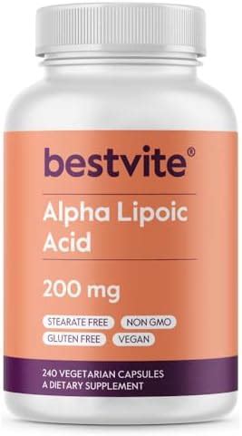 Amazon BESTVITE Alpha Lipoic Acid 200mg Per Capsule 240