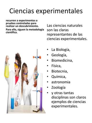 Ciencias experimentales power point | PDF