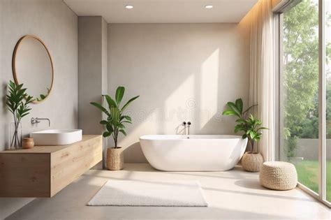 modern minimal bathroom interior lifestyle concept stock image image