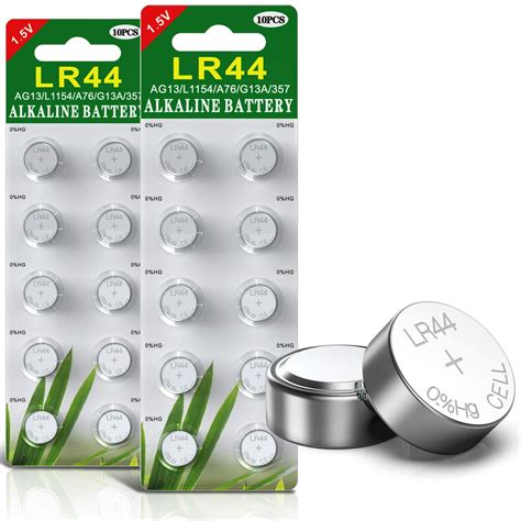 Buy 20 Pack Of LR44 AG13 303 357 SR44 1 5 Volt Premium Alkaline