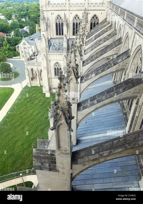 Washington National Cathedral Washington Dc Aerial View Modern