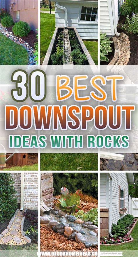 30 Best Downspout Ideas With Rocks To Beautify Your Landscape ...