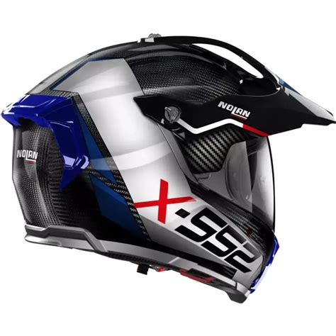 Casque Nolan X 552 Ultra Carbon Dinamo N 24 Bleu Noir Casque Intégral