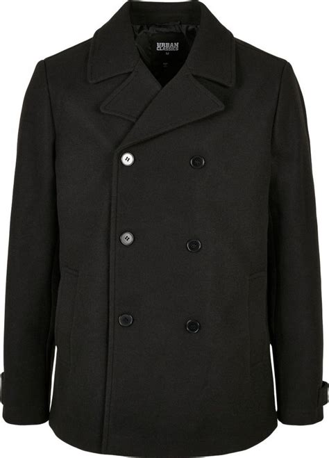 Urban Classics Classic Pea Coat černý Zbozi Cz