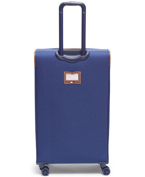 Tommy Hilfiger Navy Logan Softside Spinner Luggage