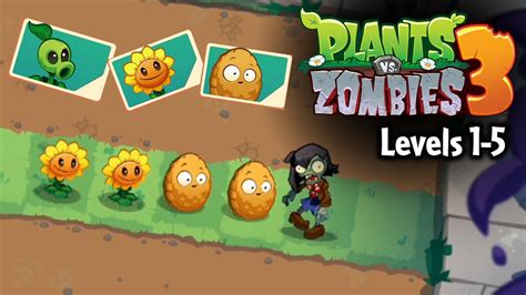 Plants Vs Zombies 3 New Beta Version Released Backyard Levels 1 5