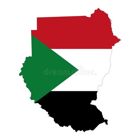 Flag of Darfur, Sudan. stock illustration. Illustration of arms - 97072536