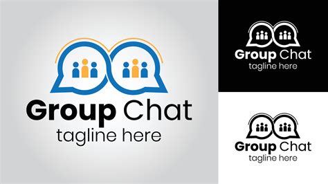 Group Chat Business Vector Logo Design 21843251 Vector Art at Vecteezy