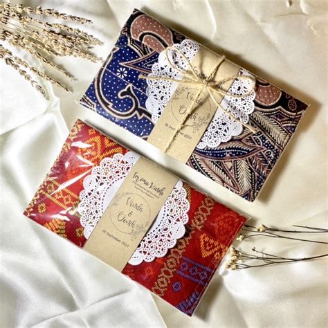 Jual Souvenir Pernikahan Pouch Dompet Lipat Batik Khas Jogja X Cm