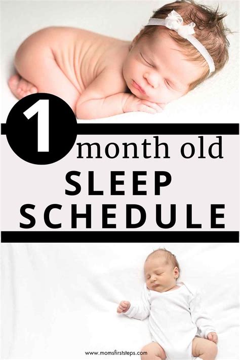 1 Month Old Sleep Schedule — Mom's First Steps