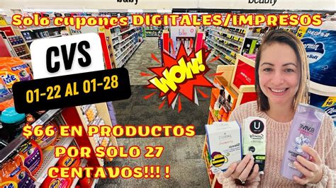 Cvs Productos Gratis Y Con Ganancia Solo Con Cupones Digitales E