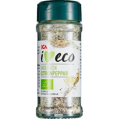 Citronpeppar Ekologisk G Ica I Love Eco Handla Mat Online Fr N Din