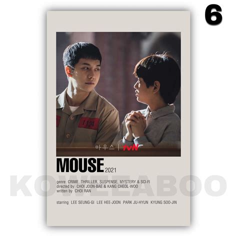 Mouse Minimalist Kdrama Poster Print 6x4 Polaroid Style | Etsy