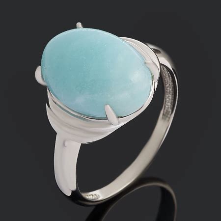 Купить кольца с амазонитом в интернет-магазине Минерал Маркет